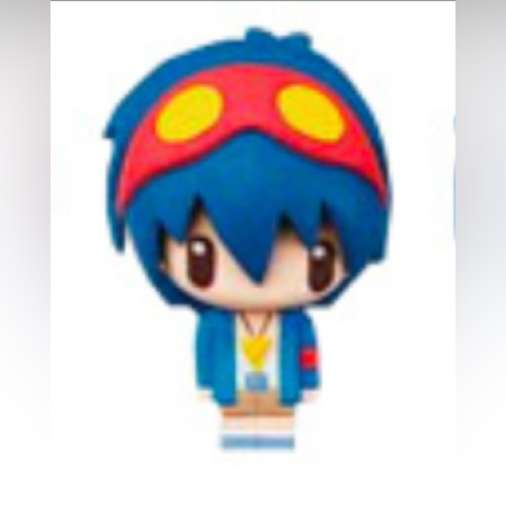 Gurren Lagann Fortune Club Simon Cute Mini Mascot Charm Zipper Pull Anime Japan